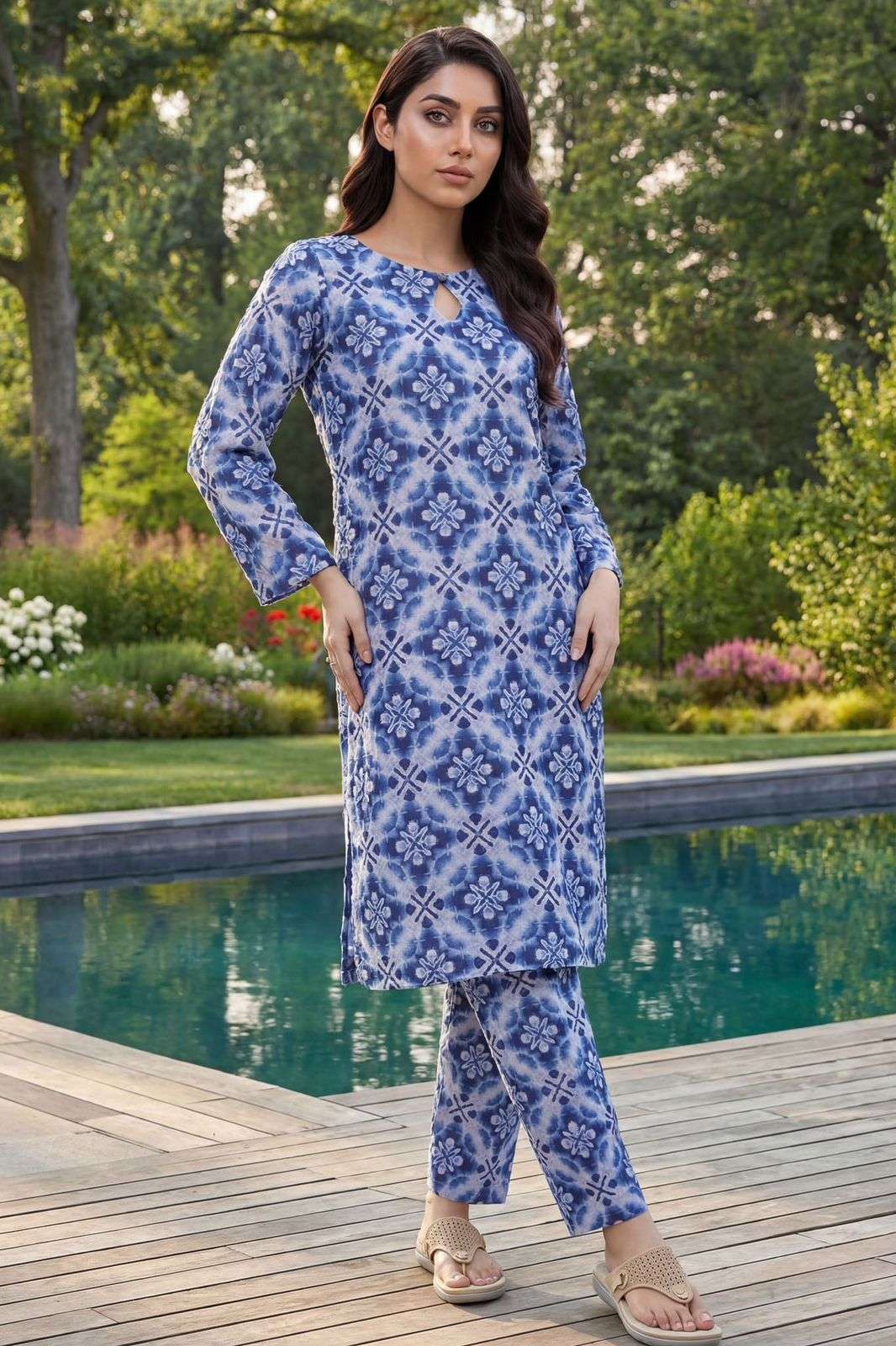 New Stitched Digita Printed Swiss by Tawakkal